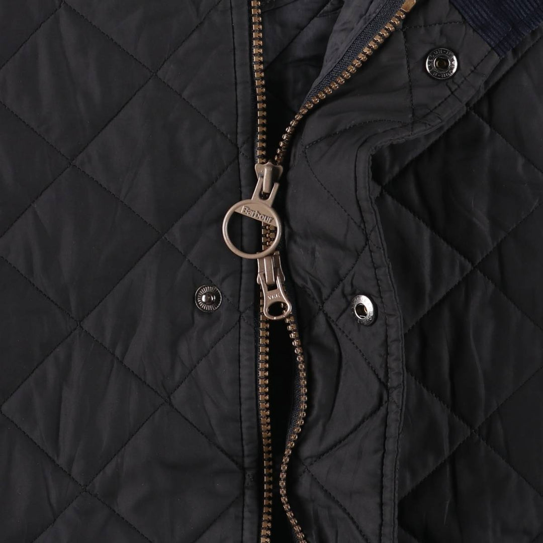 2000s~ Barbour Chelsea Sport Quilt 3 Warrant Padded Puffer Jacket, Men's Medium polyester black type Vintage Second Hand