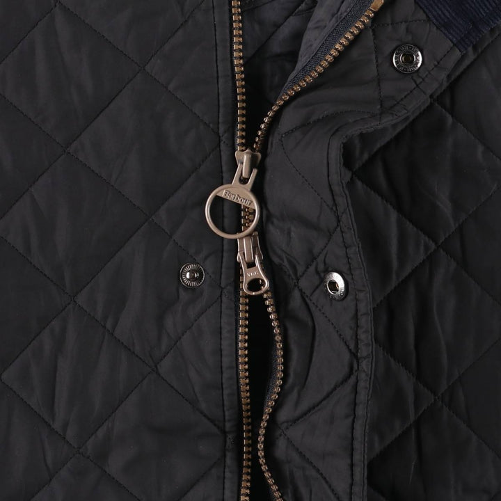 2000s~ Barbour Chelsea Sport Quilt 3 Warrant Padded Puffer Jacket, Men's Medium polyester black type Vintage Second Hand