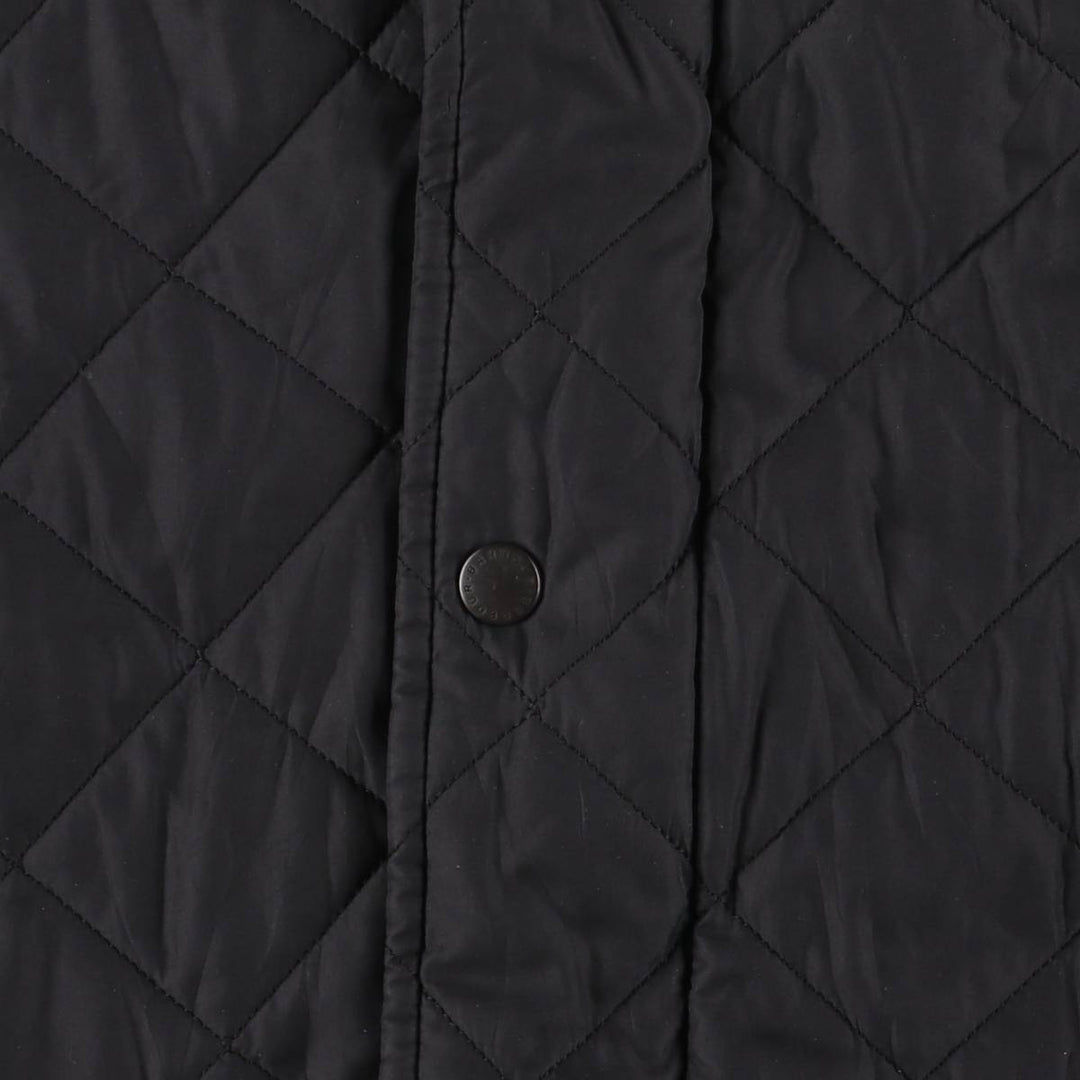 2000s~ Barbour Chelsea Sport Quilt 3 Warrant Padded Puffer Jacket, Men's Medium polyester black type Vintage Second Hand