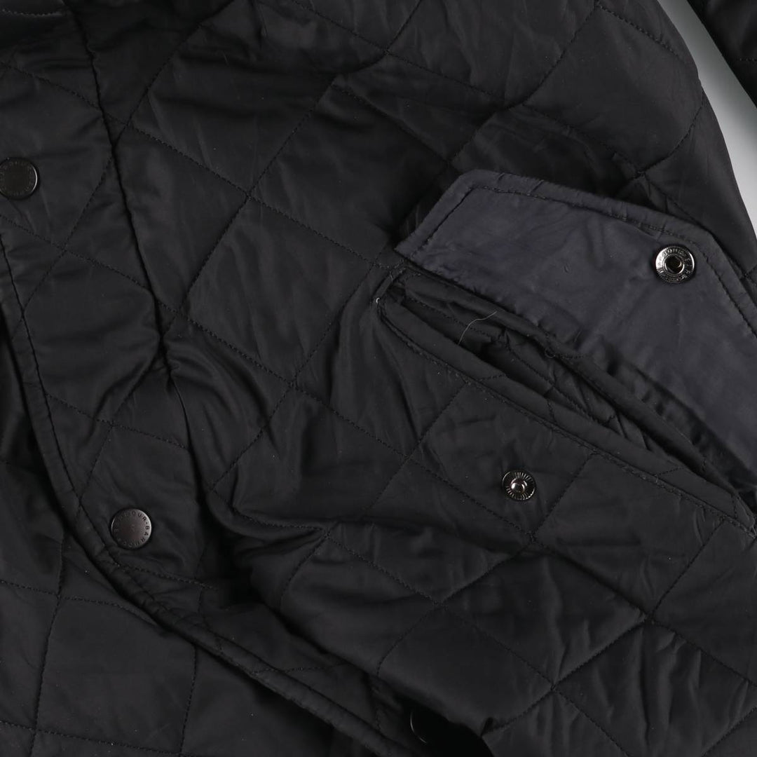 2000s~ Barbour Chelsea Sport Quilt 3 Warrant Padded Puffer Jacket, Men's Medium polyester black type Vintage Second Hand