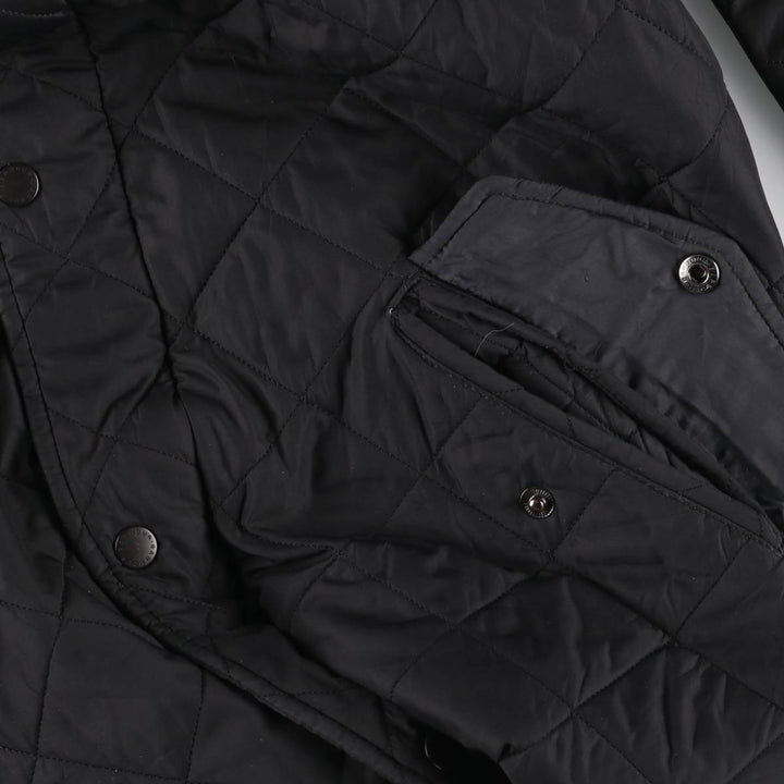 2000s~ Barbour Chelsea Sport Quilt 3 Warrant Padded Puffer Jacket, Men's Medium polyester black type Vintage Second Hand