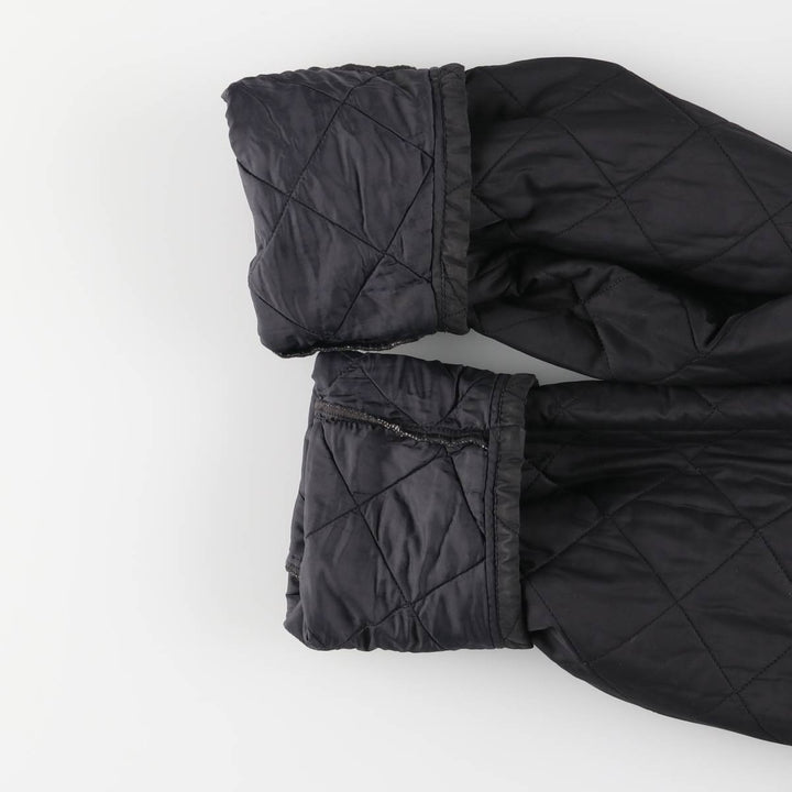 2000s~ Barbour Chelsea Sport Quilt 3 Warrant Padded Puffer Jacket, Men's Medium polyester black type Vintage Second Hand