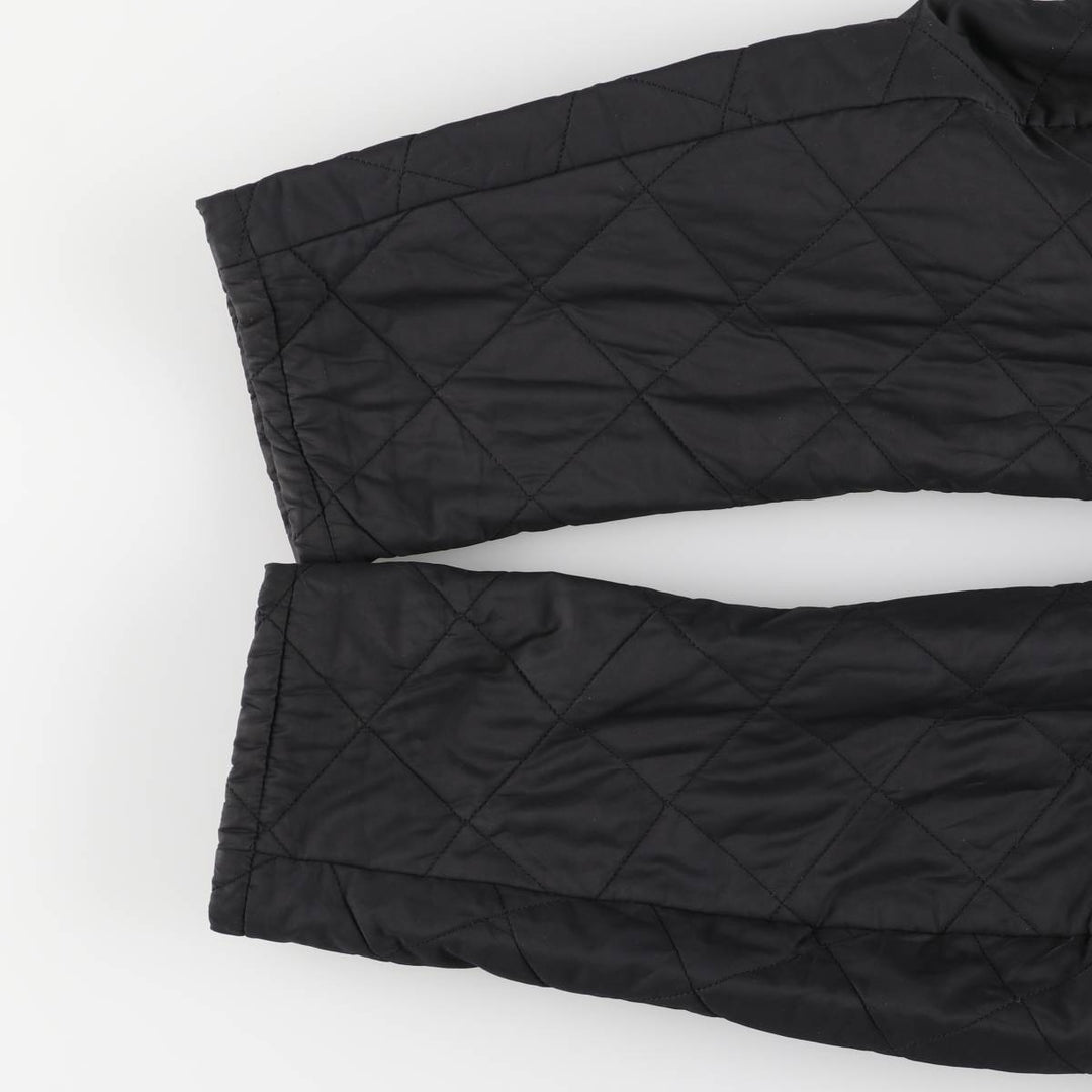 2000s~ Barbour Chelsea Sport Quilt 3 Warrant Padded Puffer Jacket, Men's Medium polyester black type Vintage Second Hand