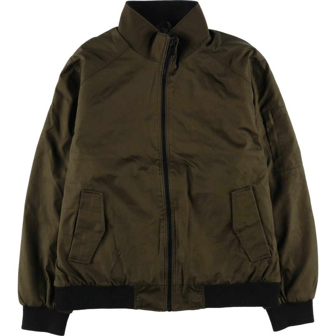 Calvin Klein Ripstop Padded Puffer Jacket, Men's Size L polyester brown type Vintage Second Hand