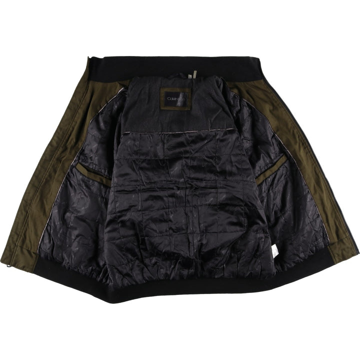 Calvin Klein Ripstop Padded Puffer Jacket, Men's Size L polyester brown type Vintage Second Hand