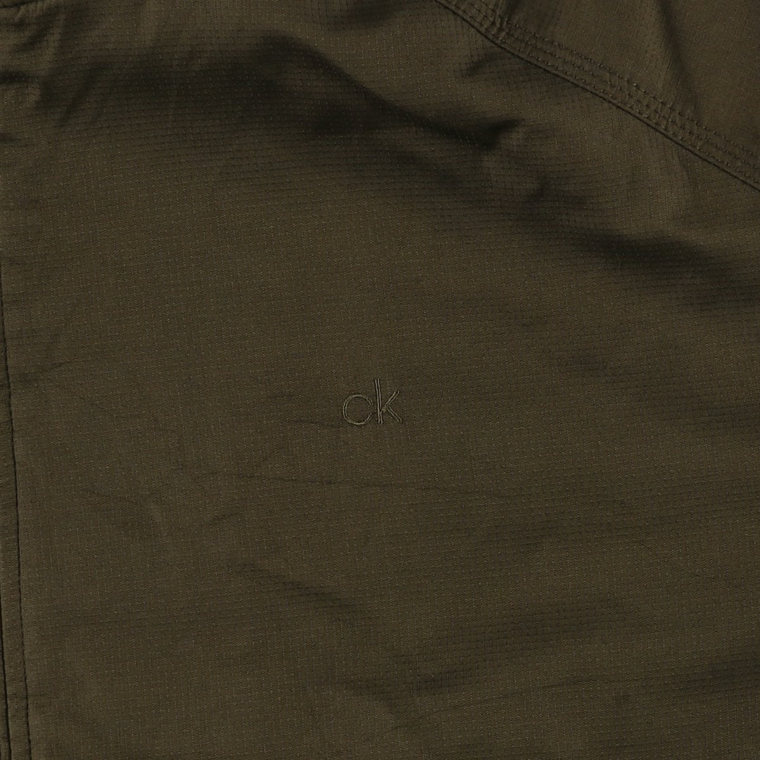 Calvin Klein Ripstop Padded Puffer Jacket, Men's Size L polyester brown type Vintage Second Hand