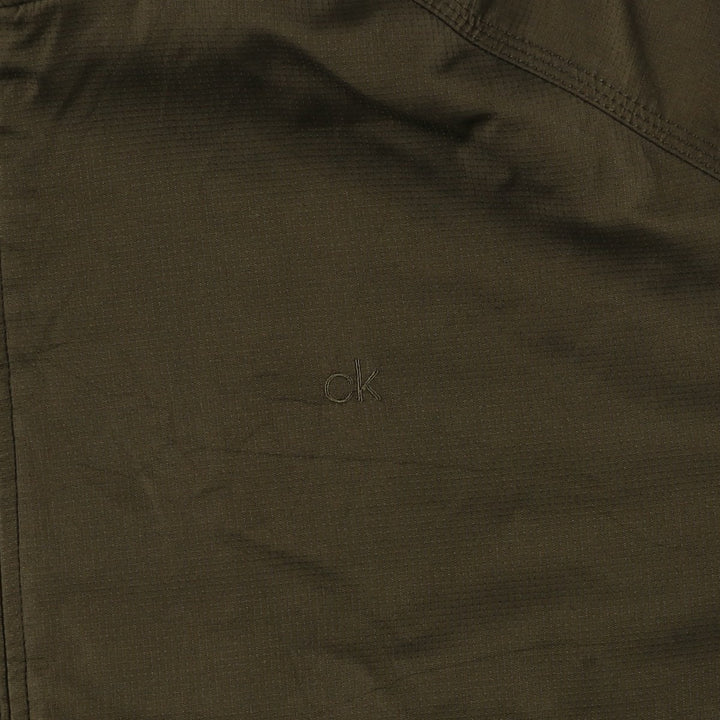 Calvin Klein Ripstop Padded Puffer Jacket, Men's Size L polyester brown type Vintage Second Hand