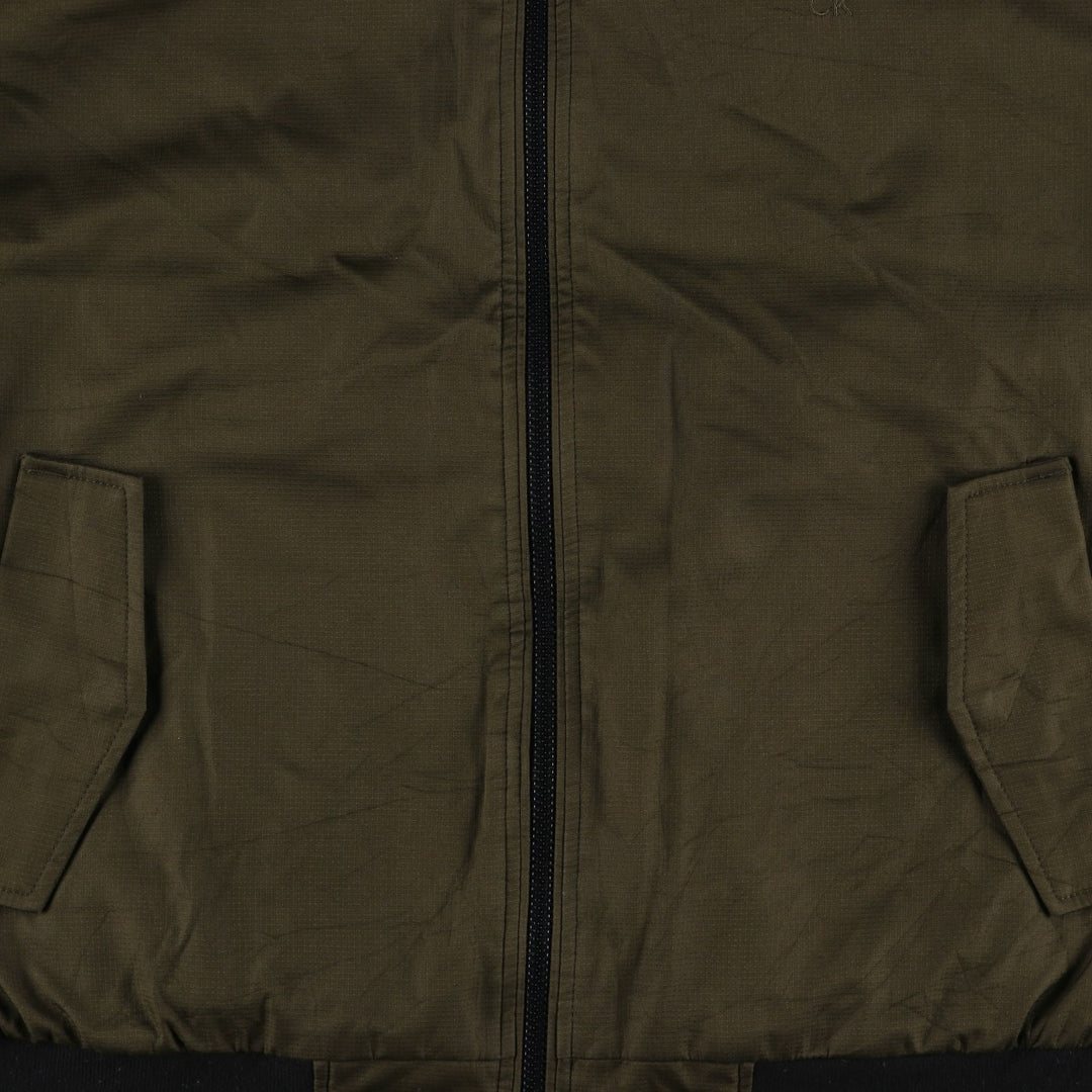 Calvin Klein Ripstop Padded Puffer Jacket, Men's Size L polyester brown type Vintage Second Hand