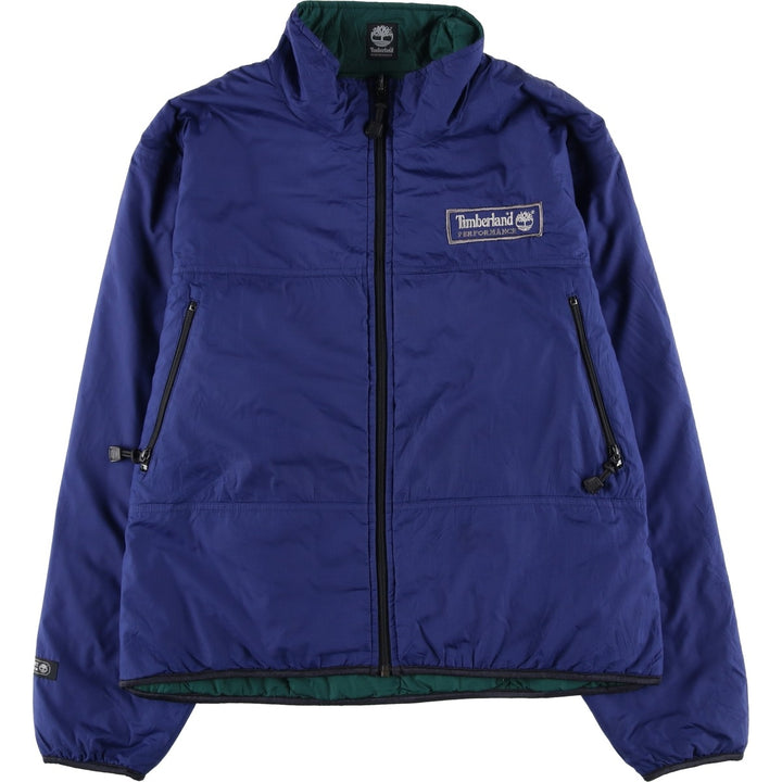 90s-00'S Timberland reversible padded nylon jacket, men's size XL polyester blue type Vintage Second Hand