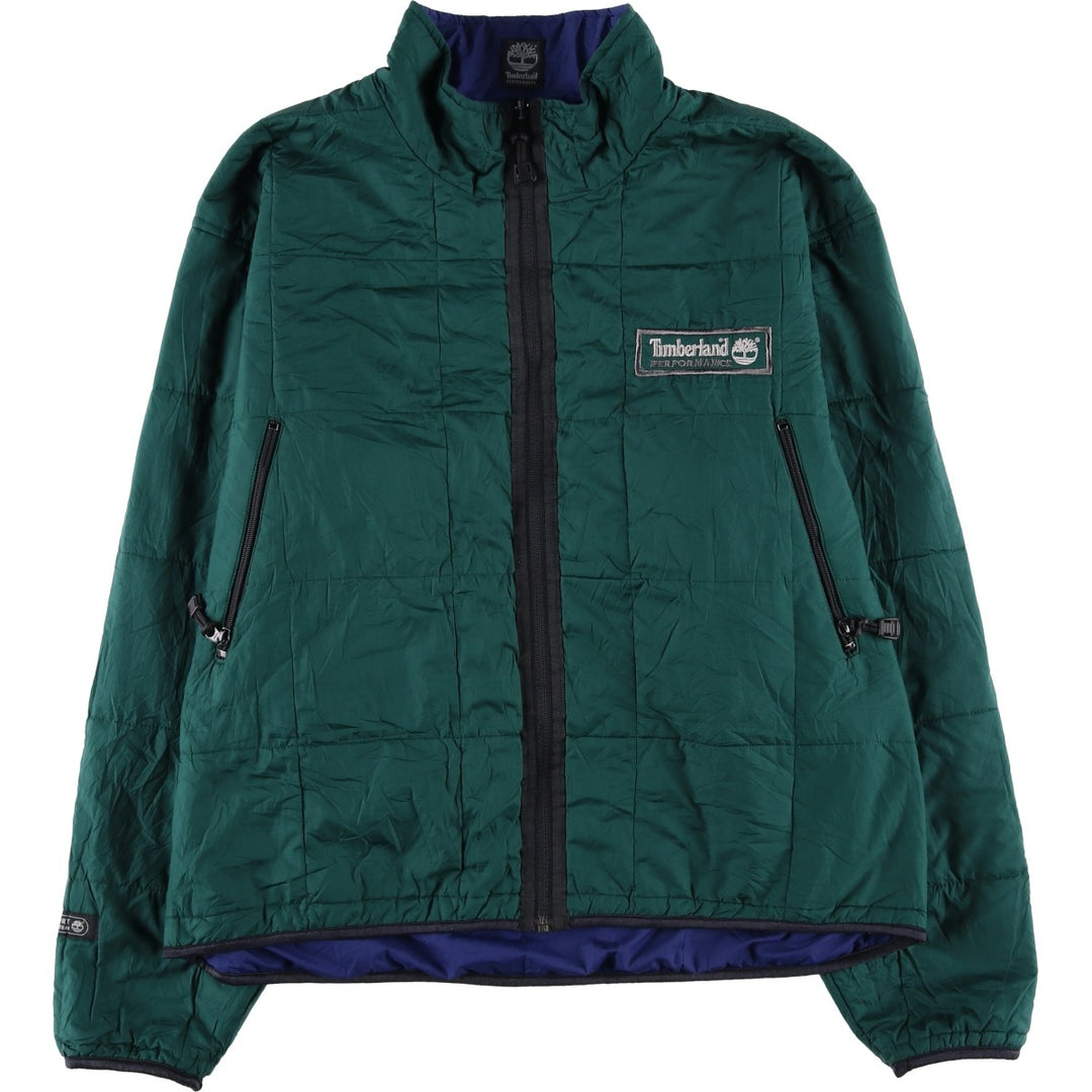 90s-00'S Timberland reversible padded nylon jacket, men's size XL polyester blue type Vintage Second Hand