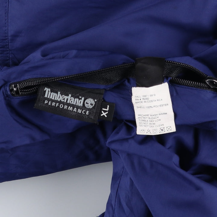 90s-00'S Timberland reversible padded nylon jacket, men's size XL polyester blue type Vintage Second Hand