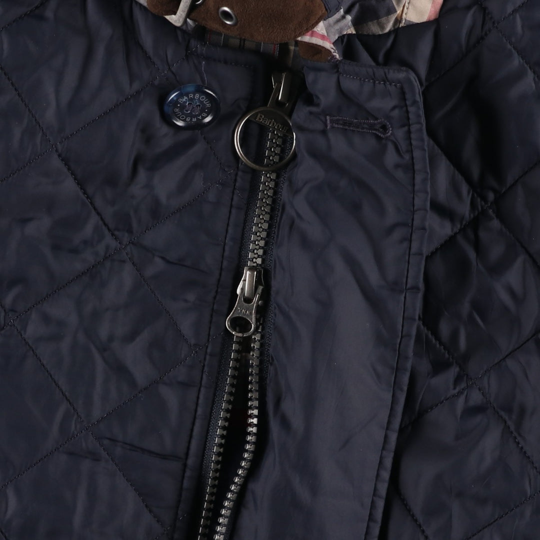 2000s~ Barbour Dress Tartan 3 Warrant Quilted Jacket, Men's XL polyamide black type Vintage Second Hand