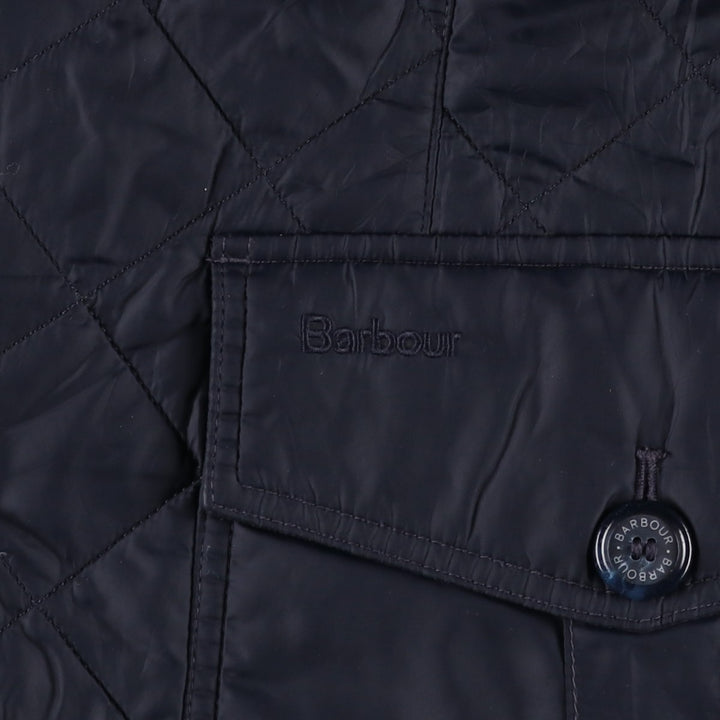 2000s~ Barbour Dress Tartan 3 Warrant Quilted Jacket, Men's XL polyamide black type Vintage Second Hand