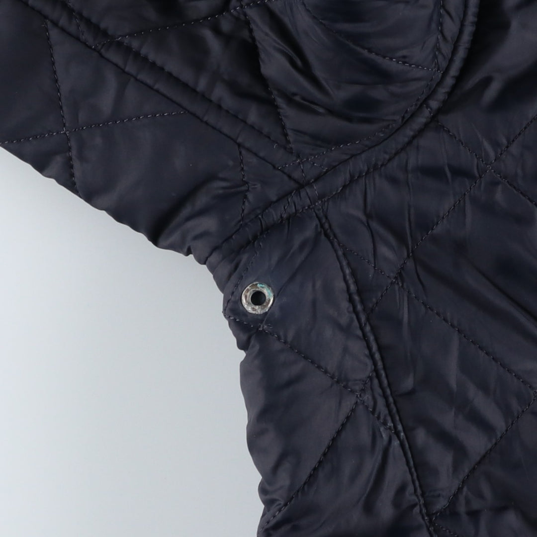 2000s~ Barbour Dress Tartan 3 Warrant Quilted Jacket, Men's XL polyamide black type Vintage Second Hand