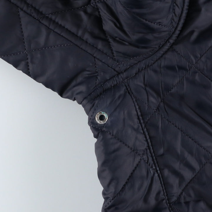 2000s~ Barbour Dress Tartan 3 Warrant Quilted Jacket, Men's XL polyamide black type Vintage Second Hand
