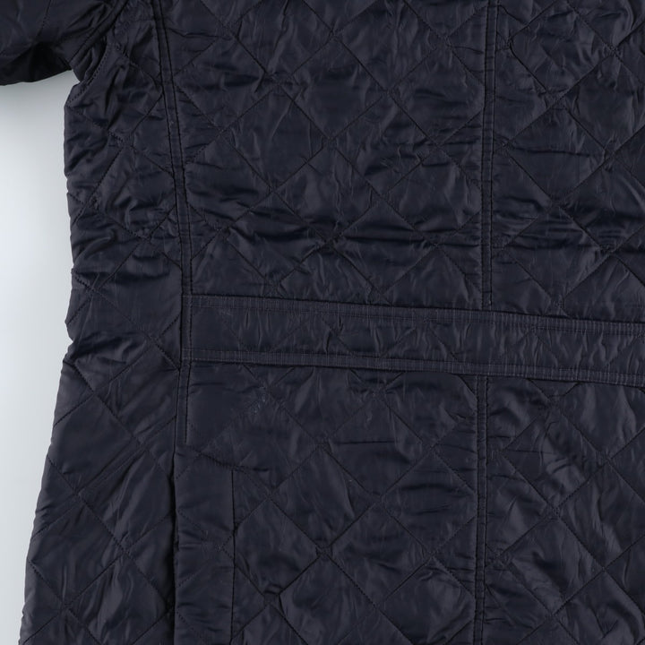 2000s~ Barbour Dress Tartan 3 Warrant Quilted Jacket, Men's XL polyamide black type Vintage Second Hand