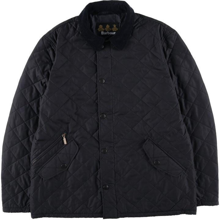 2000s~ Barbour 3 Warrant Quilted Jacket, Men's Size L polyamide black type Vintage Second Hand