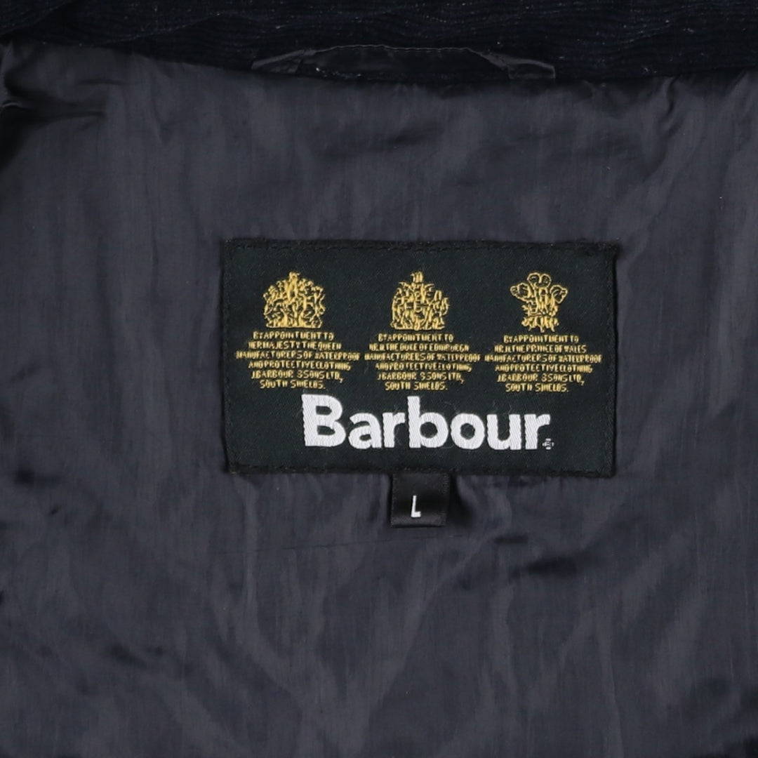 2000s~ Barbour 3 Warrant Quilted Jacket, Men's Size L polyamide black type Vintage Second Hand