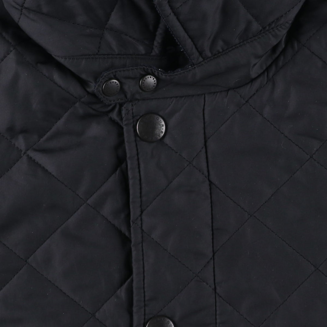2000s~ Barbour 3 Warrant Quilted Jacket, Men's Size L polyamide black type Vintage Second Hand