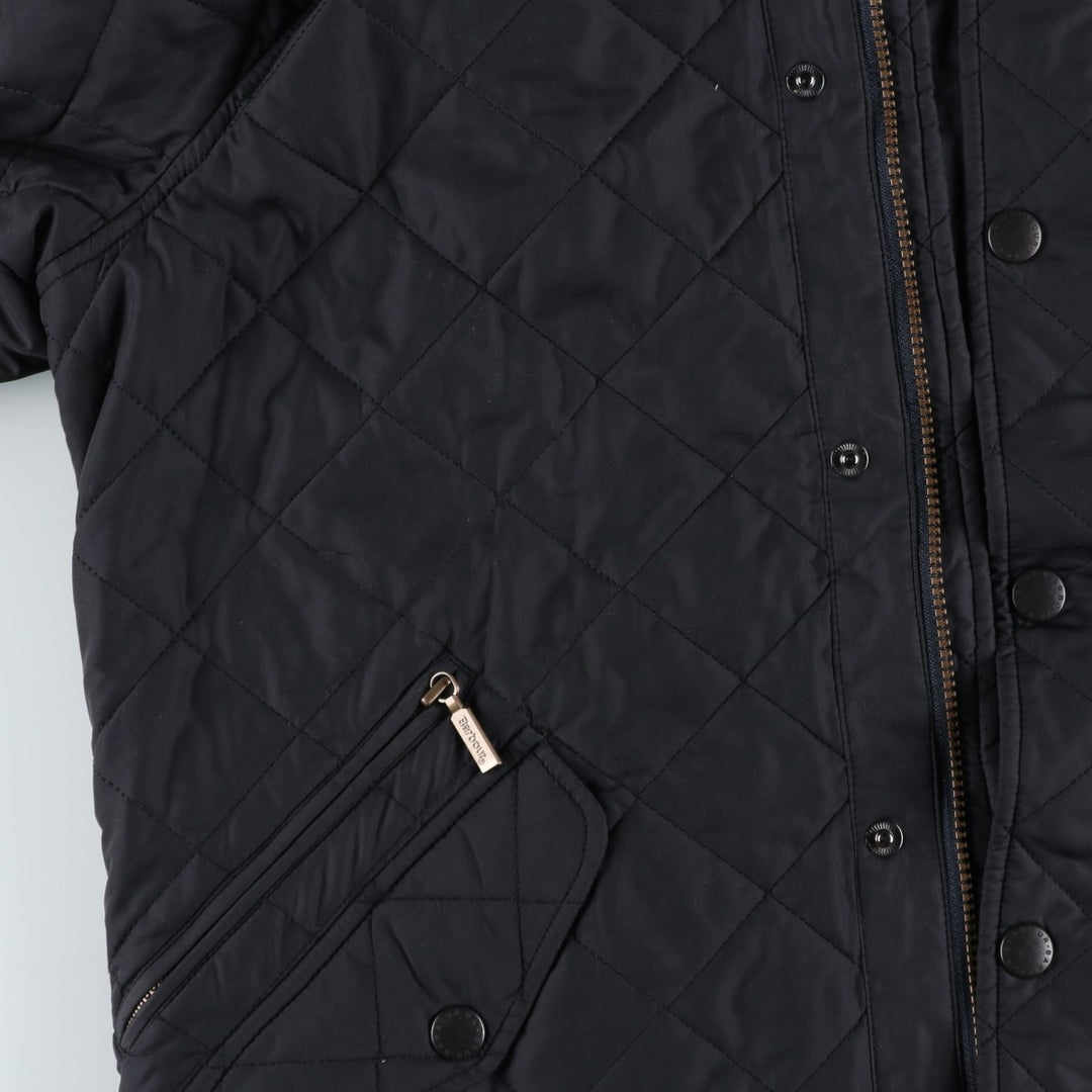 2000s~ Barbour 3 Warrant Quilted Jacket, Men's Size L polyamide black type Vintage Second Hand