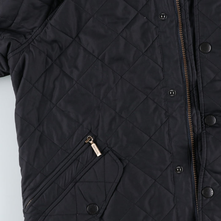 2000s~ Barbour 3 Warrant Quilted Jacket, Men's Size L polyamide black type Vintage Second Hand