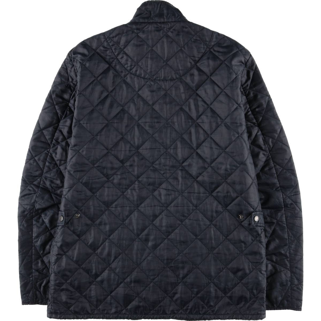 2000s~ Barbour 3 Warrant Quilted Puffer Jacket, Men's Size L polyester navy blue type Vintage Second Hand