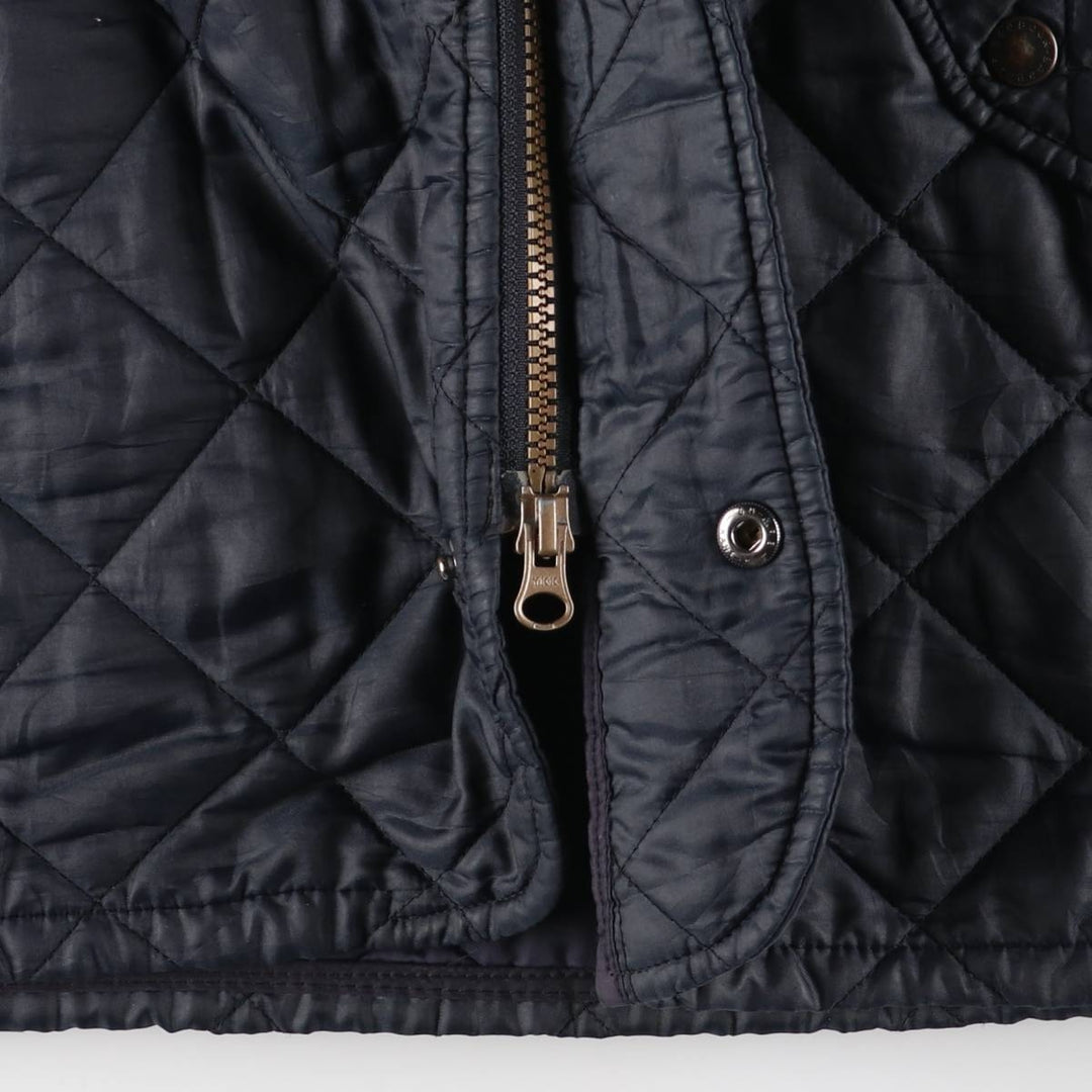2000s~ Barbour 3 Warrant Quilted Puffer Jacket, Men's Size L polyester navy blue type Vintage Second Hand
