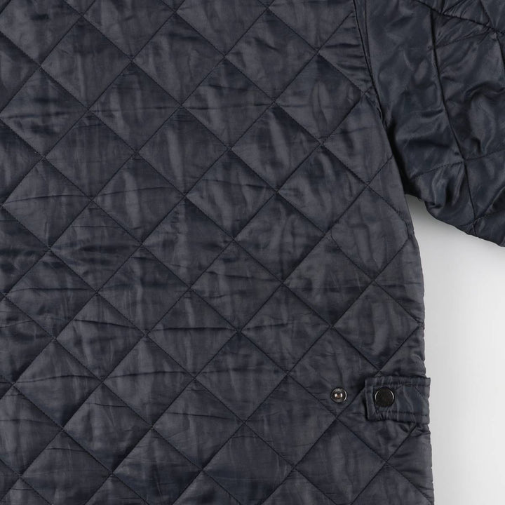 2000s~ Barbour 3 Warrant Quilted Puffer Jacket, Men's Size L polyester navy blue type Vintage Second Hand