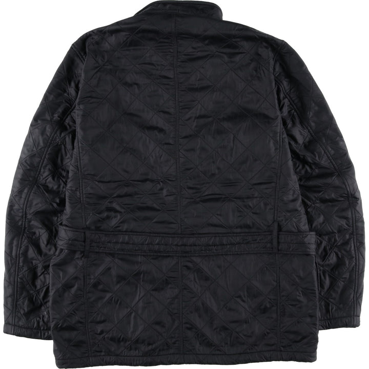 2000s~ Barbour INTERNATIONAL Quilted Jacket, Men's Size L polyamide black type Vintage Second Hand