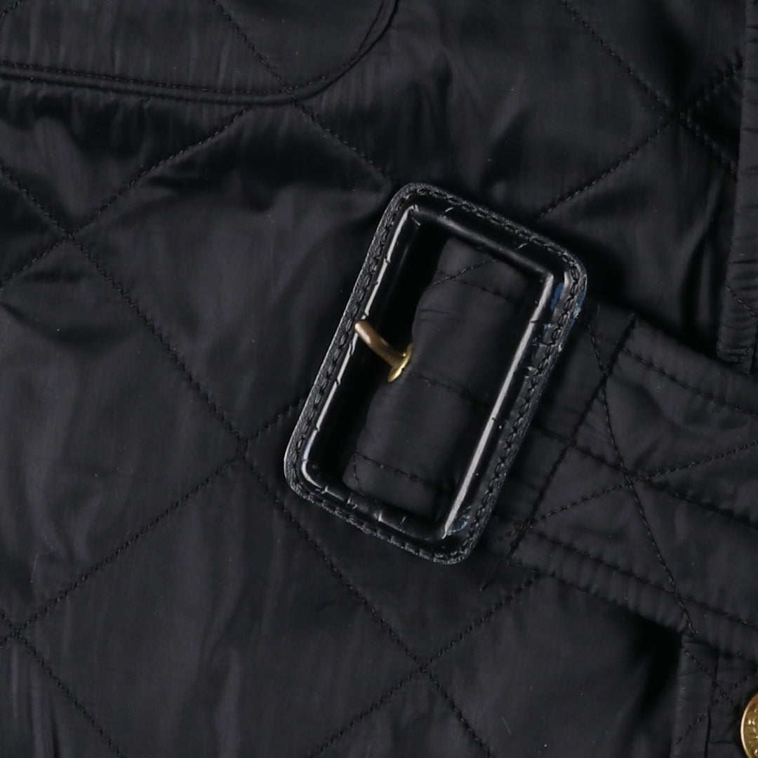 2000s~ Barbour INTERNATIONAL Quilted Jacket, Men's Size L polyamide black type Vintage Second Hand