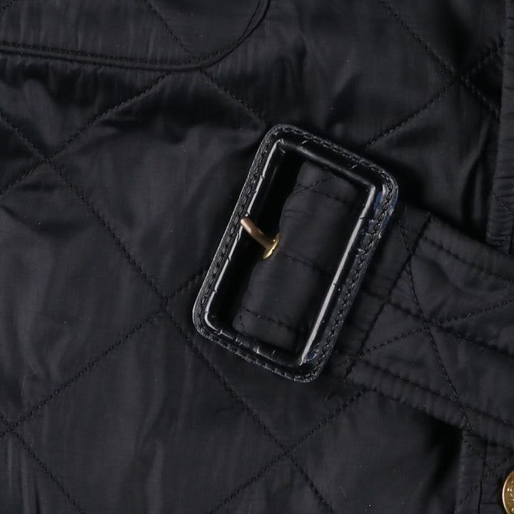 2000s~ Barbour INTERNATIONAL Quilted Jacket, Men's Size L polyamide black type Vintage Second Hand