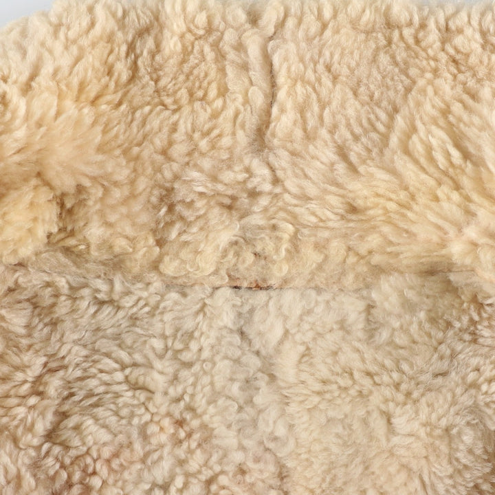 Vintage DANIEL ADVENTURE B-3 Type Sheepskin Mouton Flight Jacket, Men's Size L unclear brown type Vintage Second Hand