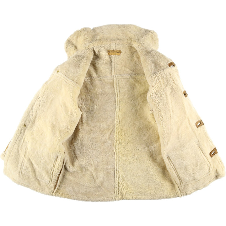 THE SHEEP SHACK Vintage Sheepskin Mouton Jacket, Men's Size Medium unclear Beige type Vintage Second Hand