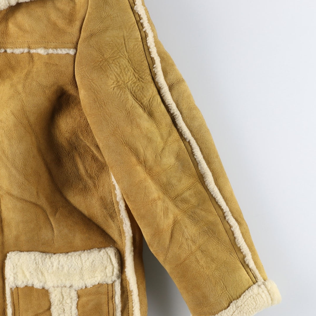 THE SHEEP SHACK Vintage Sheepskin Mouton Jacket, Men's Size Medium unclear Beige type Vintage Second Hand