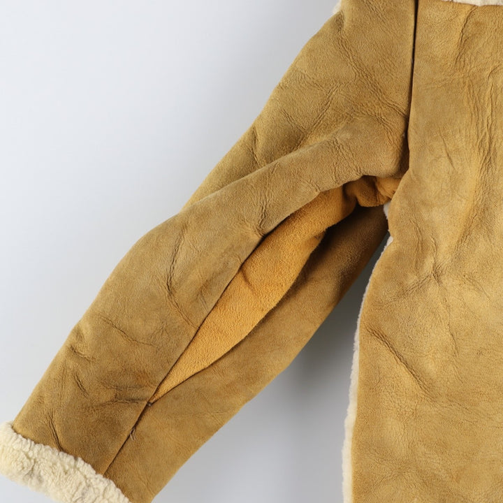 THE SHEEP SHACK Vintage Sheepskin Mouton Jacket, Men's Size Medium unclear Beige type Vintage Second Hand