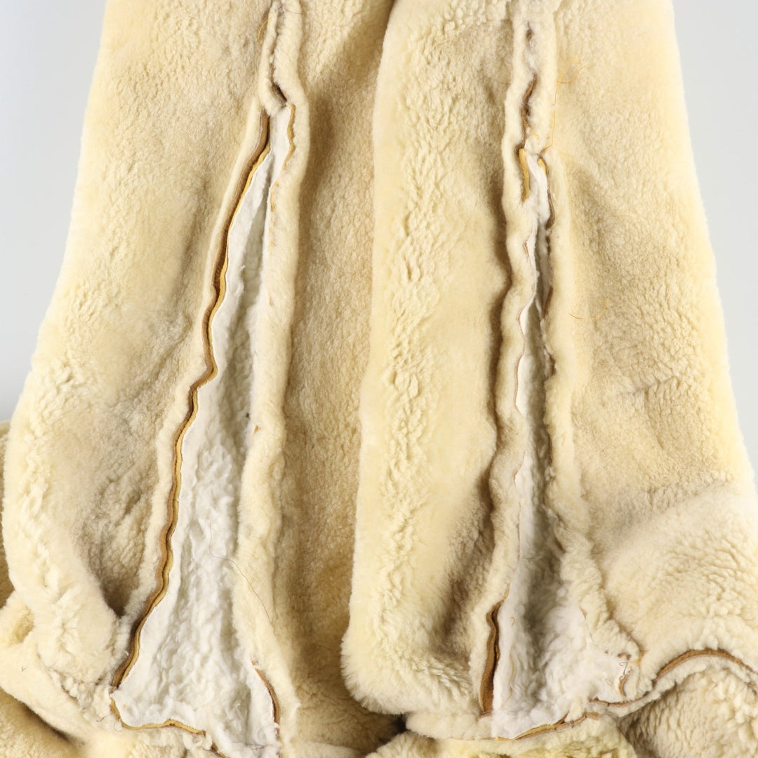 THE SHEEP SHACK Vintage Sheepskin Mouton Jacket, Men's Size Medium unclear Beige type Vintage Second Hand