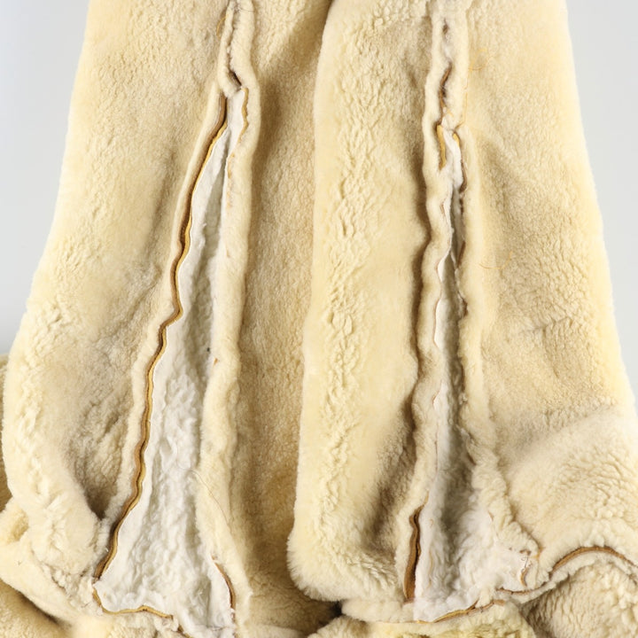 THE SHEEP SHACK Vintage Sheepskin Mouton Jacket, Men's Size Medium unclear Beige type Vintage Second Hand
