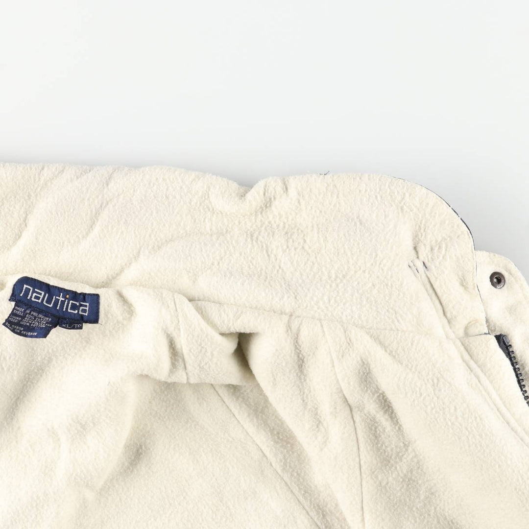90'S Nautica sailing jacket, men's XL size, vintage cotton navy blue type Vintage Second Hand