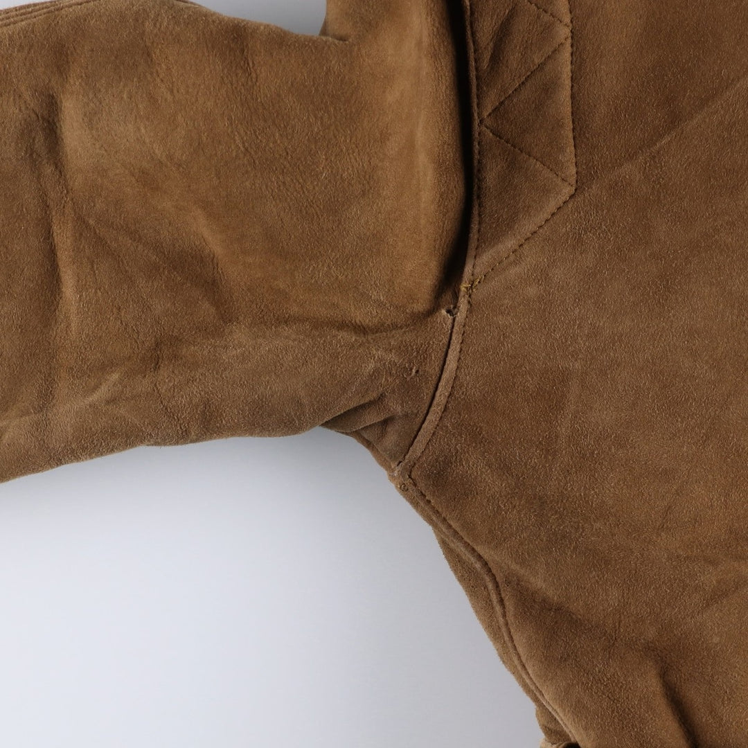 Vintage sheepskin mouton coat, men's size M unclear brown type Vintage Second Hand
