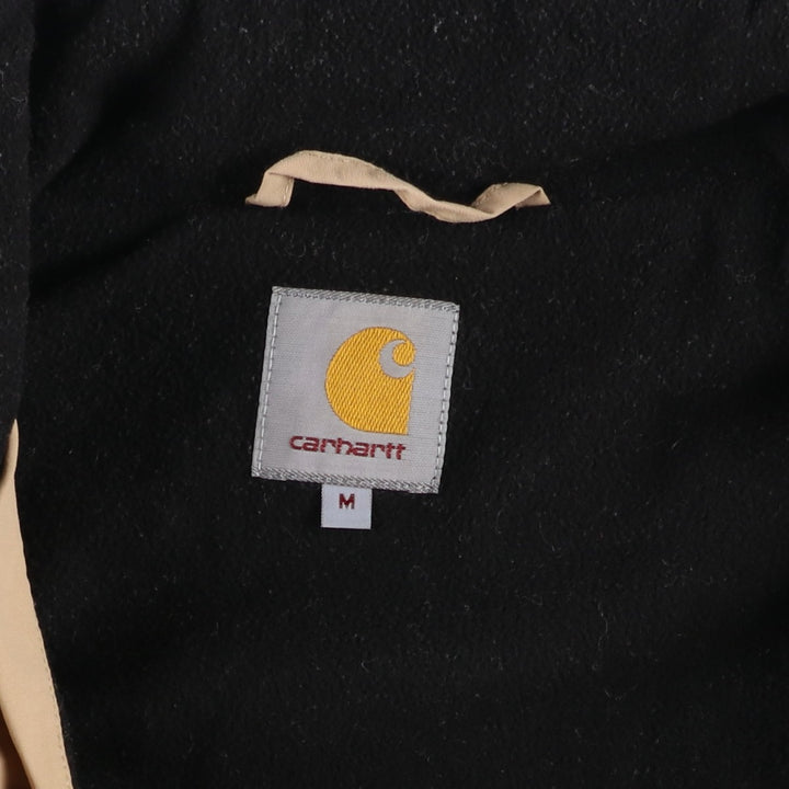 Carhartt padded puffer jacket, men's size M Nylon Beige type Vintage Second Hand