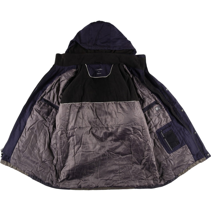 Calvin Klein Ripstop Padded Puffer Jacket, Men's XL polyester navy blue type Vintage Second Hand