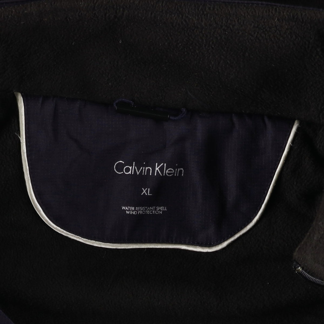 Calvin Klein Ripstop Padded Puffer Jacket, Men's XL polyester navy blue type Vintage Second Hand