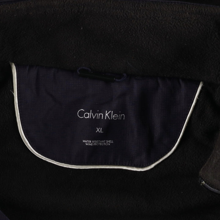 Calvin Klein Ripstop Padded Puffer Jacket, Men's XL polyester navy blue type Vintage Second Hand