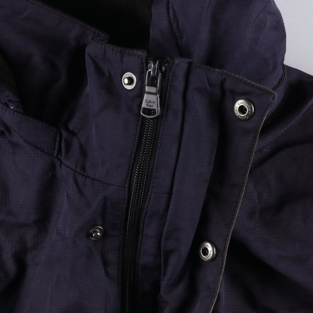 Calvin Klein Ripstop Padded Puffer Jacket, Men's XL polyester navy blue type Vintage Second Hand