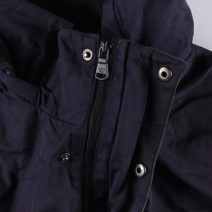 Calvin Klein Ripstop Padded Puffer Jacket, Men's XL polyester navy blue type Vintage Second Hand