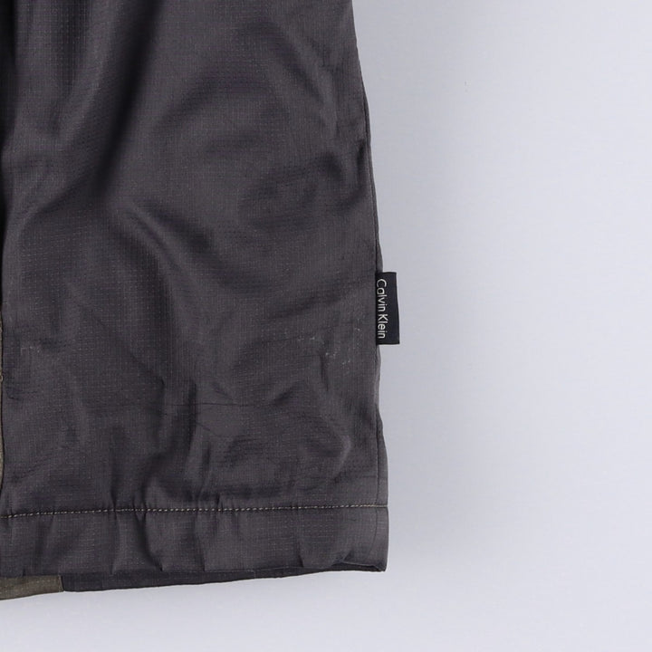 Calvin Klein Ripstop Padded Puffer Jacket, Men's XL polyester navy blue type Vintage Second Hand