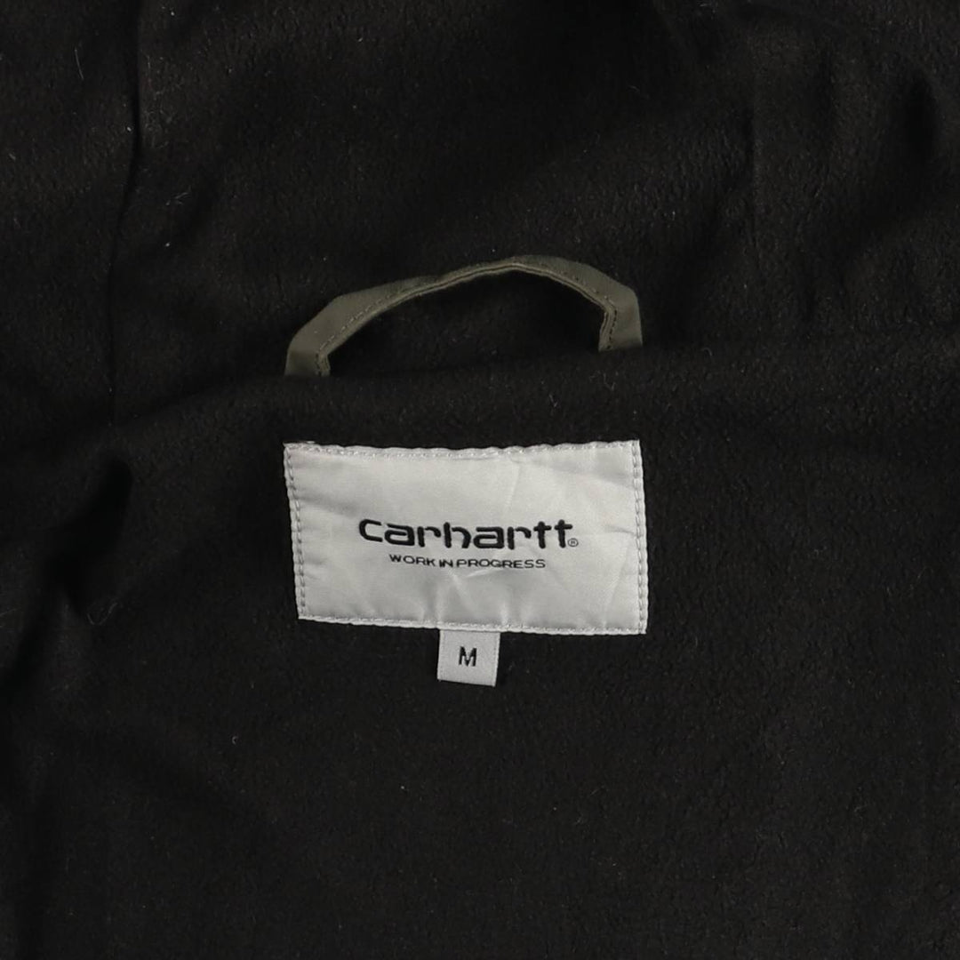 Carhartt Hooded Sail Jacket, nylon parka, men's size M Nylon Khaki type Vintage Second Hand