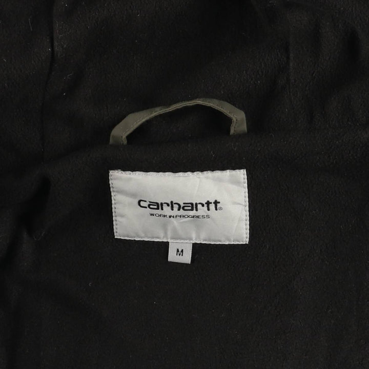 Carhartt Hooded Sail Jacket, nylon parka, men's size M Nylon Khaki type Vintage Second Hand