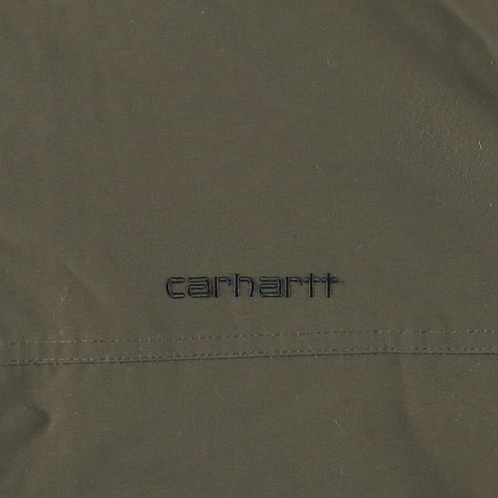 Carhartt Hooded Sail Jacket, nylon parka, men's size M Nylon Khaki type Vintage Second Hand