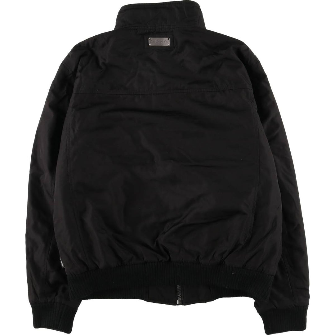 Calvin Klein Ripstop Padded Puffer Jacket, Men's Size M polyester black type Vintage Second Hand